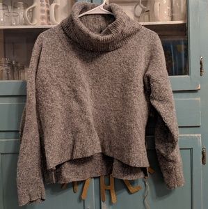 Madewell Wool Blend Sweater Detachable Turtleneck